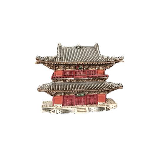 独乐寺观音阁立体冰箱贴中式辽构建筑模型文创伴手礼摆件旅游纪念 商品图4
