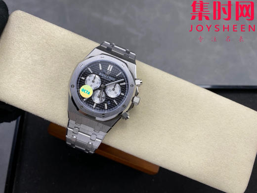 OCTA爱彼皇家橡树计时26331系列 黑色盘 男士腕表 表径41mm 丹东4801一体机 自动上链计时码表 商品图3
