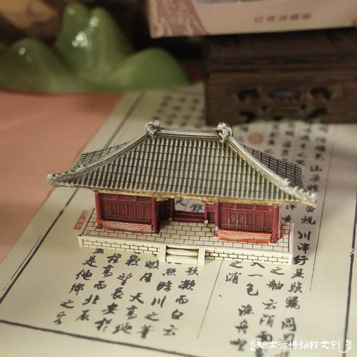 天津蓟县古建文创独乐寺山门立体冰箱贴旅游纪念小礼物模型纪念品 商品图2