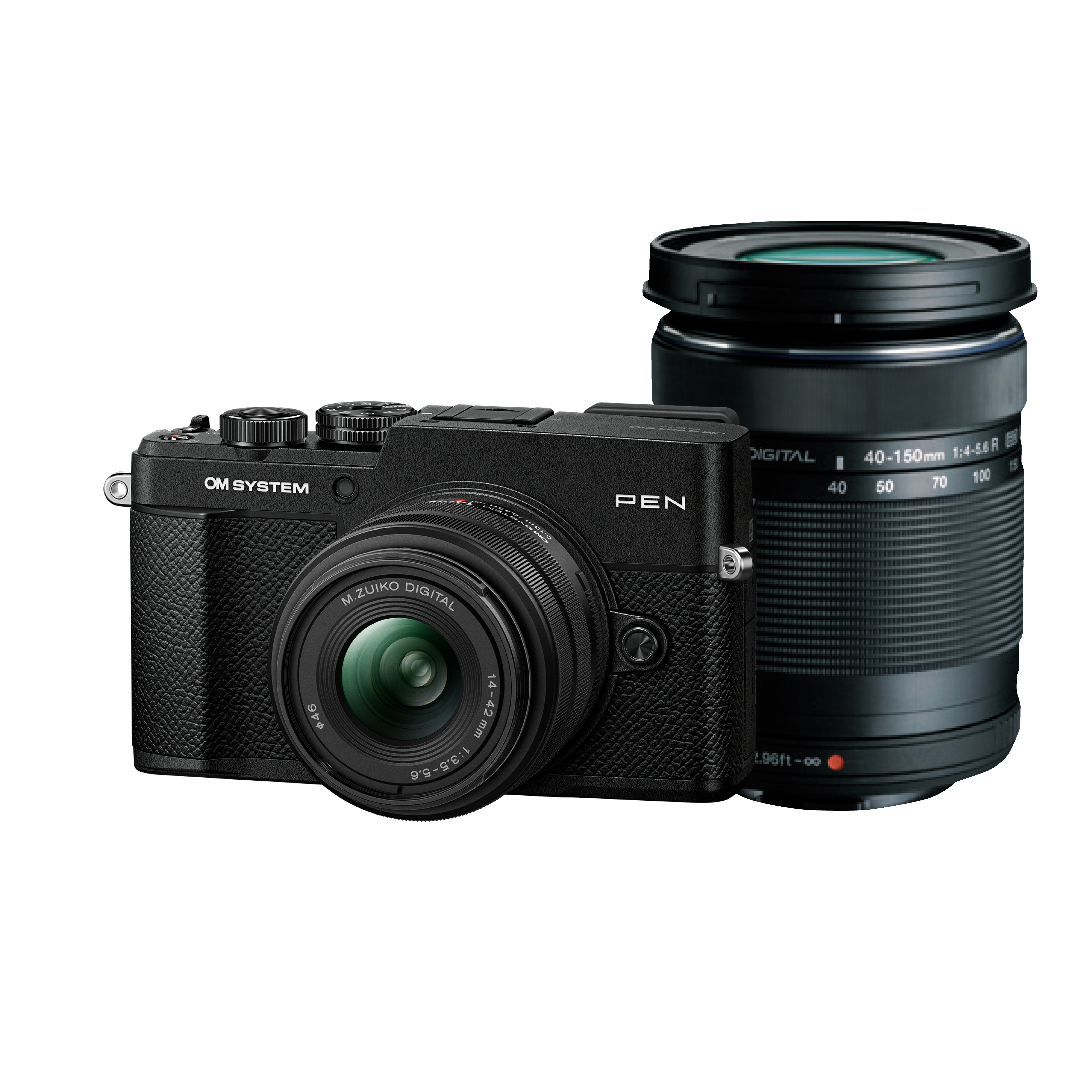 新品双镜头套机 OM SYSTEM PEN +14-42mm F3.5-5.6 III+ 40-150mm F4.0-5.6 R 9月29日发售
