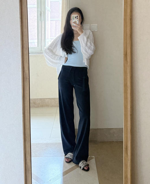 lu原单越南产Groove女士高腰阔腿裤092502 商品图2