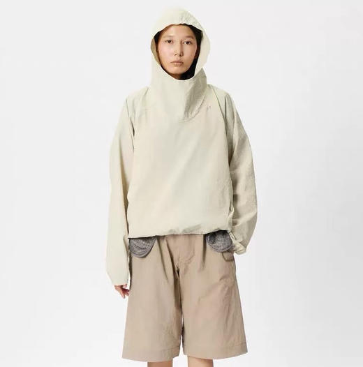 正品Goldwin 0系列男女款Anorak泡泡纱连帽卫衣92601 商品图9