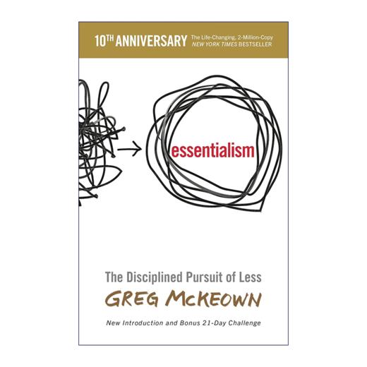 本质主义 英文原版 Essentialism The Disciplined Pursuit of Less 英文版进口原版英语书籍 商品图1
