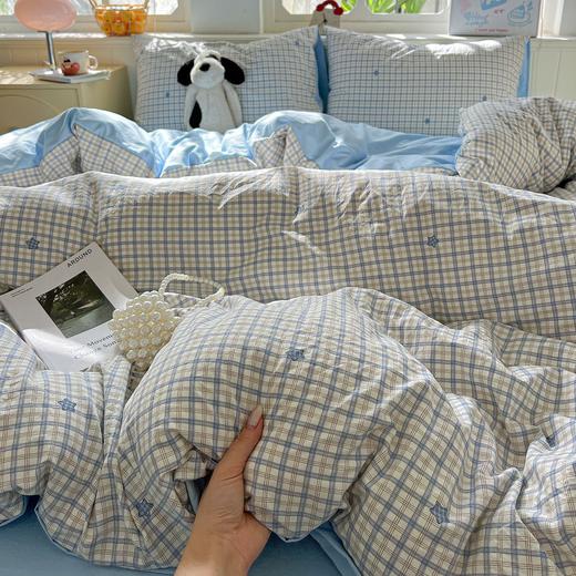 莱丝娜纱棉四件套；纱棉材质，亲肤透气。限定设计款花色，提升居家幸福感；12花色四季通用 商品图3
