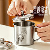 摩登主妇316L不锈钢水杯带盖杯子家用防摔敞口杯牛奶杯 商品缩略图3
