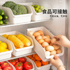 摩登主妇鸡蛋收纳盒冰箱整理盒厨房食品级保鲜盒抽屉式水果蔬菜盒 商品缩略图1