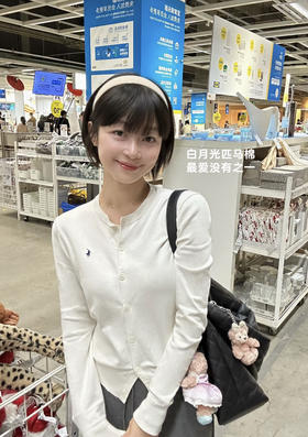 拉夫*伦女士小马标针织开衫092802
