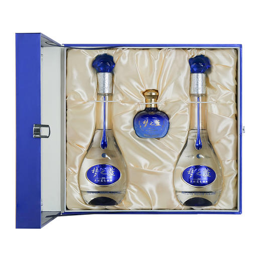 洋河 梦之蓝M3礼盒新版【焕新升级】 52度500mL 2瓶+50mL调酒1瓶 商品图5