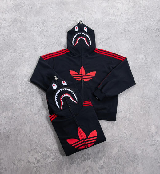 BAPE联名阿d拉链连帽卫衣 商品图9