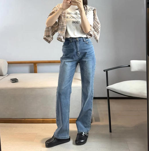 小禾同款牛仔裤四面弹9072702 商品图5