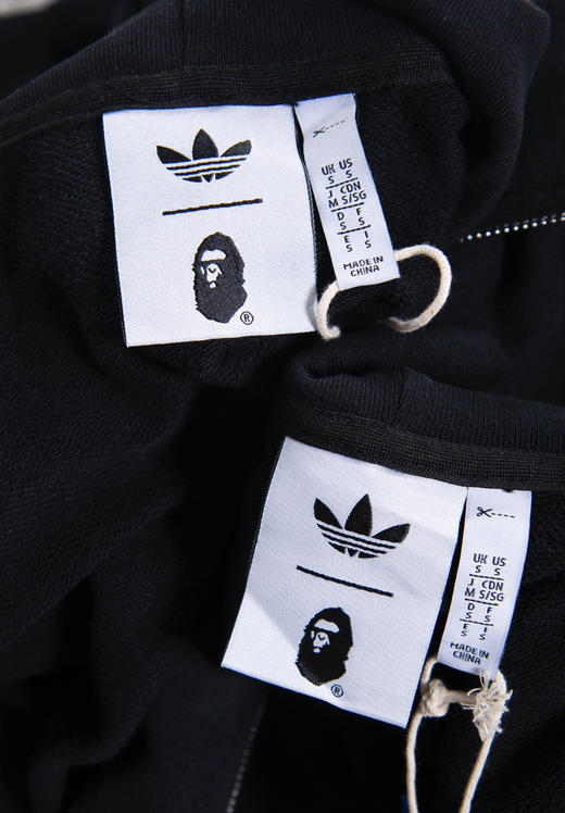 BAPE联名阿d拉链连帽卫衣 商品图5