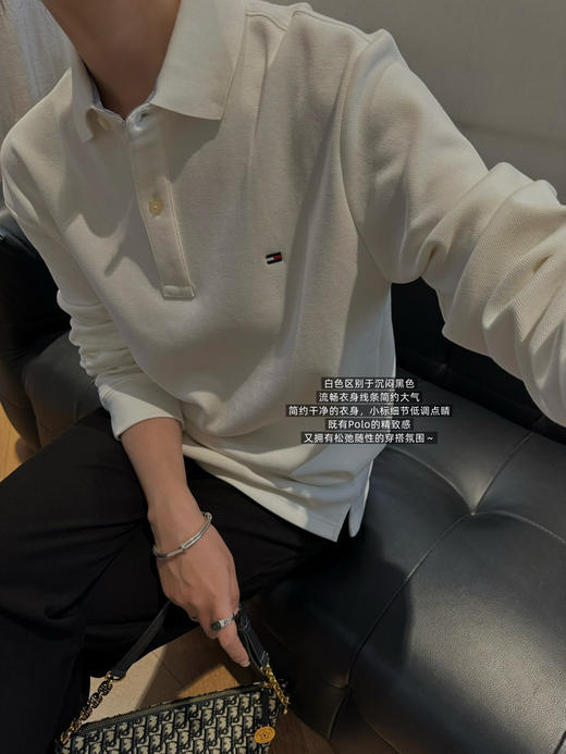 正单Tommy 新款珠地棉polo衫 商品图11