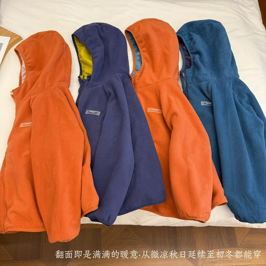 山野双面baby绒保暖两面穿冲锋衣 商品图5