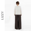 LIZZY时尚休闲V领轻奢洋气氛围感侧开叉针织长袖衫秋季女 商品缩略图2