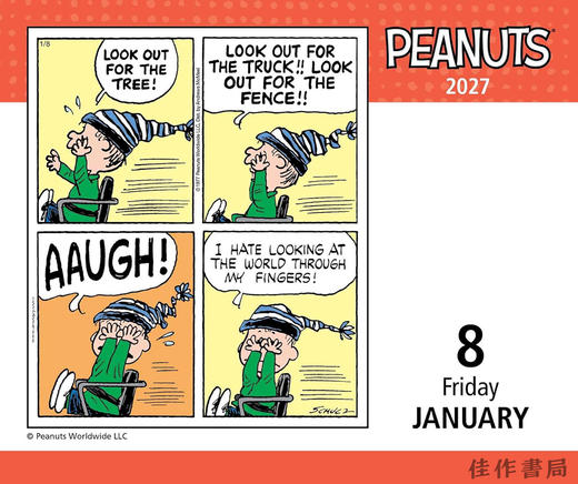 【2027年日历】Peanuts  2027 Day-to-Day Calendar / 花生漫画2027年日历 史努比 商品图4