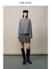 ForPoem 26F/W「伦敦时装周」手工钉珠刺绣亮片 毛呢羊毛混纺短裙 商品缩略图2