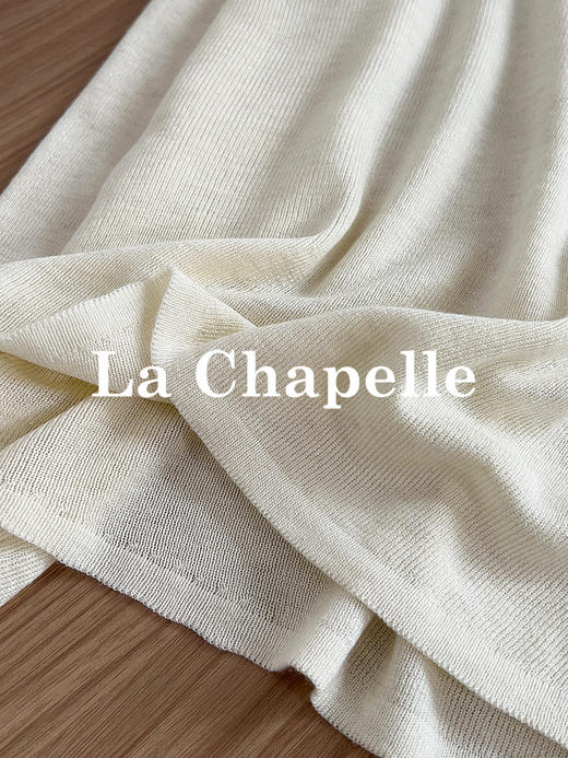 【撞色针织衫】拉夏贝尔/La Chapelle设计师款~撞色圆领针织通勤时髦立体装饰打底内搭长袖套头上衣女★★ 商品图10