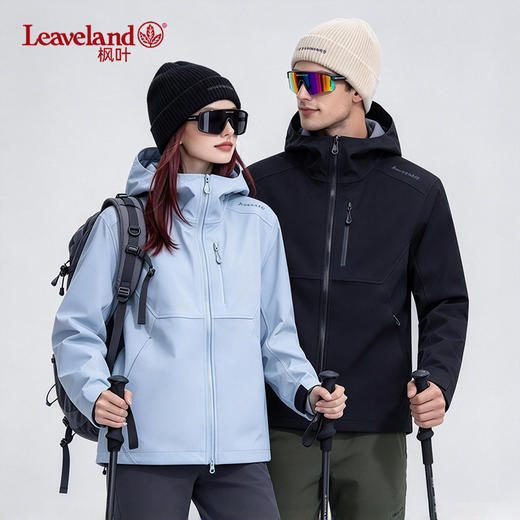 【意大利70年品牌】Leaveland枫叶杜邦三防软壳衣（情侣款） 商品图1
