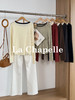 【撞色针织衫】拉夏贝尔/La Chapelle设计师款~撞色圆领针织通勤时髦立体装饰打底内搭长袖套头上衣女★★ 商品缩略图6