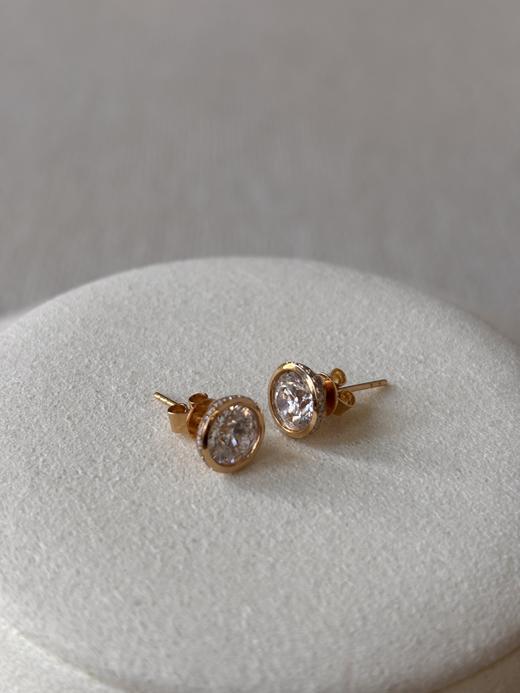 MAISON COVET  包镶圆形培育钻石项链/耳钉 商品图4