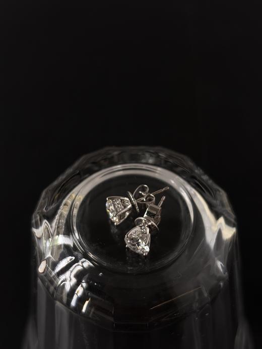 MAISON COVET  圆形四爪培育钻石耳钉 商品图2