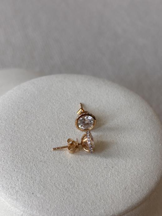 MAISON COVET  包镶圆形培育钻石项链/耳钉 商品图6