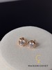 MAISON COVET  圆形六爪培育钻石耳钉 商品缩略图0