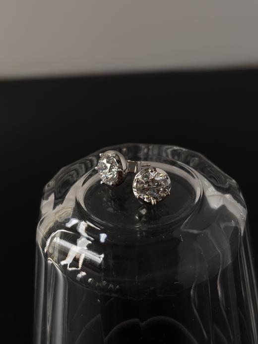 MAISON COVET  圆形六爪培育钻石耳钉 商品图8