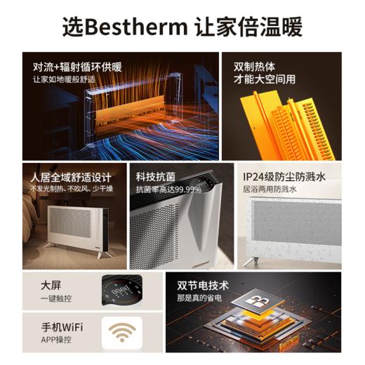 Bestherm“火炬”系列双制热双散热抗菌家庭主供暖广域电暖器H1&H2 商品图1