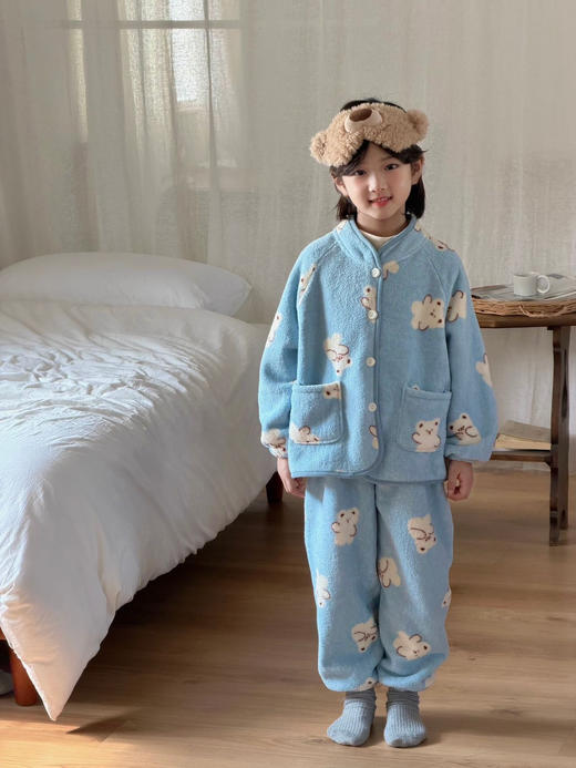 【强推‼️神仙单品❤️】超暖和的雪粒绒家居服套装可做亲子款‼️80-170码一穿即暖★为爱严选 商品图4