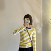 SHUOKUORONG·撞色条纹针织衫｜复古条纹＋克莱茵蓝，显白又洋气，一件穿出航海系松弛感！ 商品缩略图5