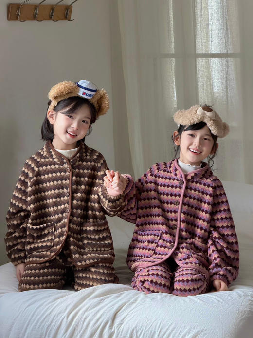 【强推‼️神仙单品❤️】超暖和的雪粒绒家居服套装可做亲子款‼️80-170码一穿即暖★为爱严选 商品图2