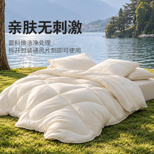 【巨软巨弹巨暖和！仿佛掉进云朵里】emo一默 雪绒云柔抗菌被 如雪蓬松 轻不压身 被窝恒温锁暖 A类母婴级材质 商品图1