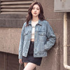 西遇复古宽松风牛仔衣女2026秋季复古宽松牛仔蓝时尚百搭上衣SS061027 商品缩略图3