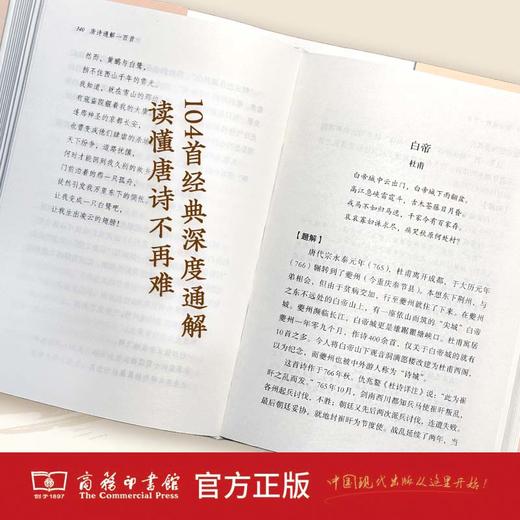 唐诗通解一百首(语文教师小丛书) 王俊鸣 著 商务印书馆 商品图2