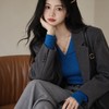 苔野绿/克莱因蓝羊毛针织衫 ， 两款显白色，拿捏秋冬高级感！（3-5天发货） 商品缩略图4