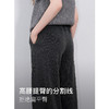 西遇慵懒高腰风阔腿裤女2026秋冬高腰直筒宽松显瘦垂感休闲长裤SS061018 商品缩略图4