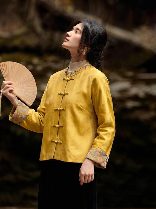 礼挚·真丝浮光锦中式外套｜中国美人的高定，细闪流光，华美贵气！【3-5天发货】 商品图10