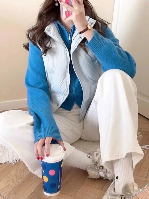 OSMIC ARMIN克莱因蓝连帽针织毛衣外套 | 巨巨显白的克莱因蓝，软软糯糯，贴身穿也很舒服【3-5天发货】 商品图3