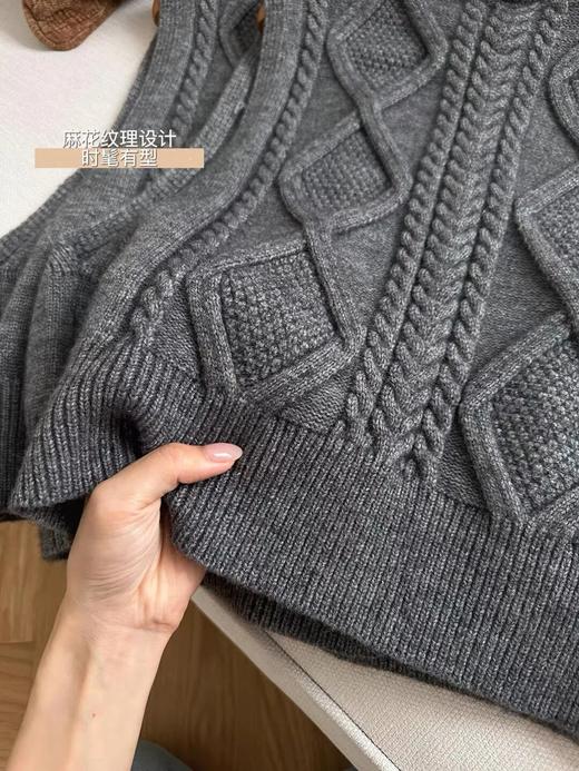 韩系两面穿高领针织马甲｜两面可穿，复古又洋气！拿捏秋日叠穿高级感 商品图10