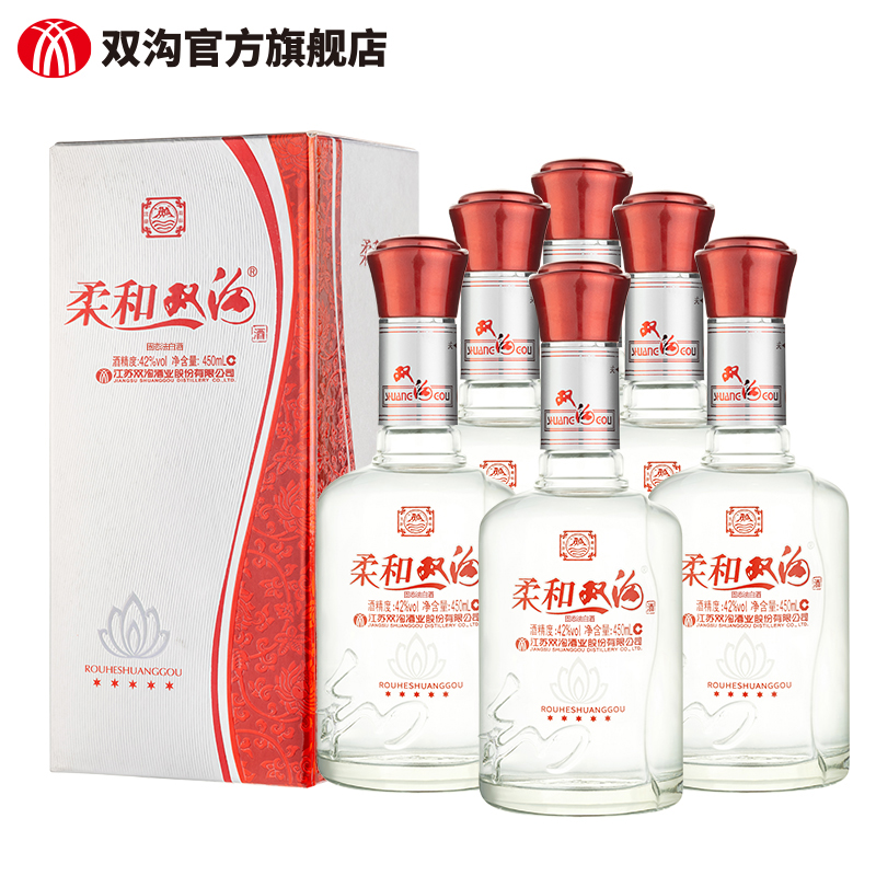 双沟 柔和双沟五星42度450mL 绵柔白酒