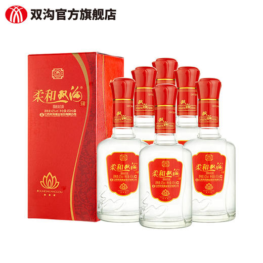 双沟 柔和双沟三星42度450mL 绵柔白酒 商品图0