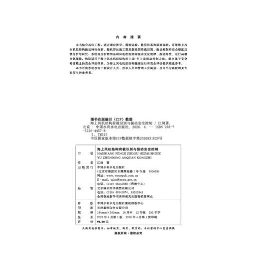 海上风机结构荷载识别与振动安全控制 商品图2