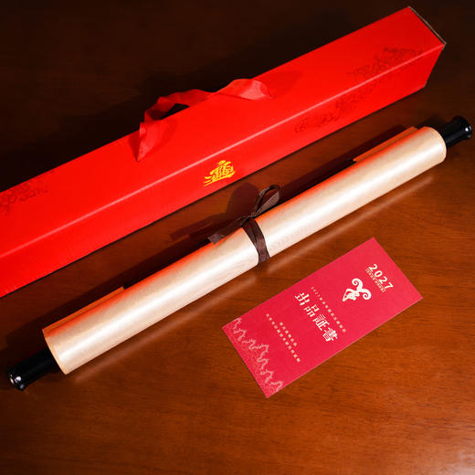 2027 新款羊年国风古画挂历 馆藏级复刻 锦缎手工装裱 贺岁收藏 商品图14