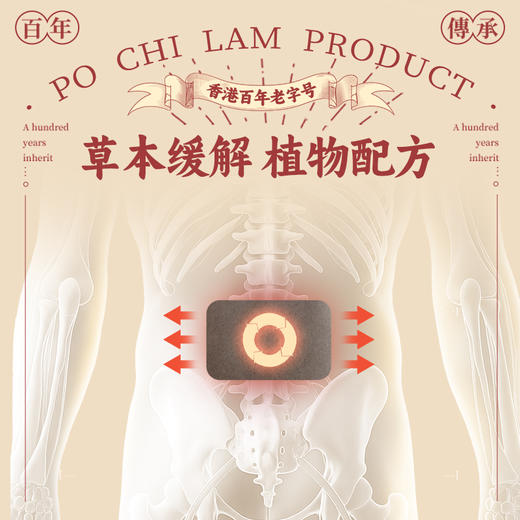 【草本配方】宝芝林 腰椎祛痛保健贴 8贴/盒 商品图4