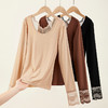 逸红颜红颜小集市 #「茶馥」双面可穿蕾丝拼接弹力美肤衣套装，粉底肤细腻、上下装一套配齐 商品缩略图3