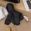 儿童新款儿童排骨纯色棉服男女童连帽加厚保暖亲子装冬季时尚外套90-170 商品缩略图3