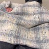 小红书博主推荐！【保暖，百搭】2026新款韩版满天星格纹围巾女秋冬学生情侣披肩百搭保暖围脖。wc★我有好货★我有好货 商品缩略图2