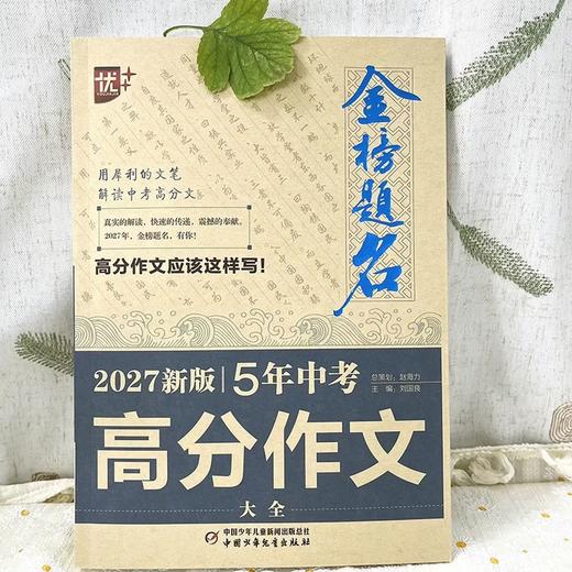 金榜题名 新版5年高考/中考/小考 高分/英语高分作文大全 2025-2026-2027年高考高分作文专辑 商品图11