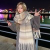 【虞书欣同款】围巾女冬季高级感加厚马海毛保暖格子围巾韩版百搭围脖潮 柔软舒适。wc★我有好货★我有好货 商品缩略图1